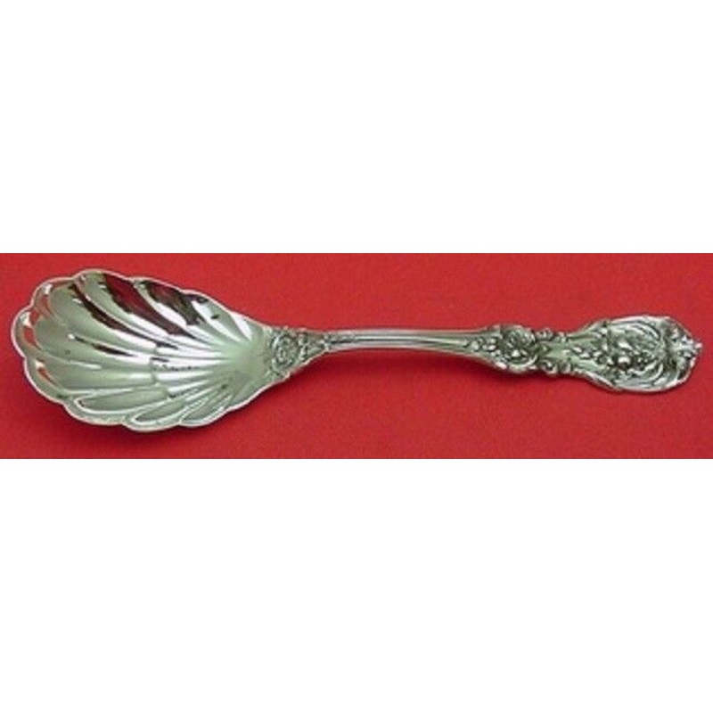 Francis I by Reed and Barton New Script Mark Sterling Sugar Spoon w/shell 6"