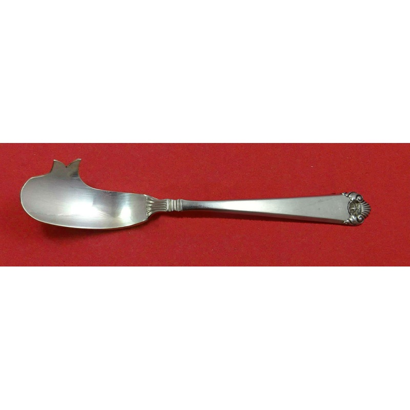 George II Rex Hand Chased by Watson Sterling Cheese Knife w/Pick FH AS Custom