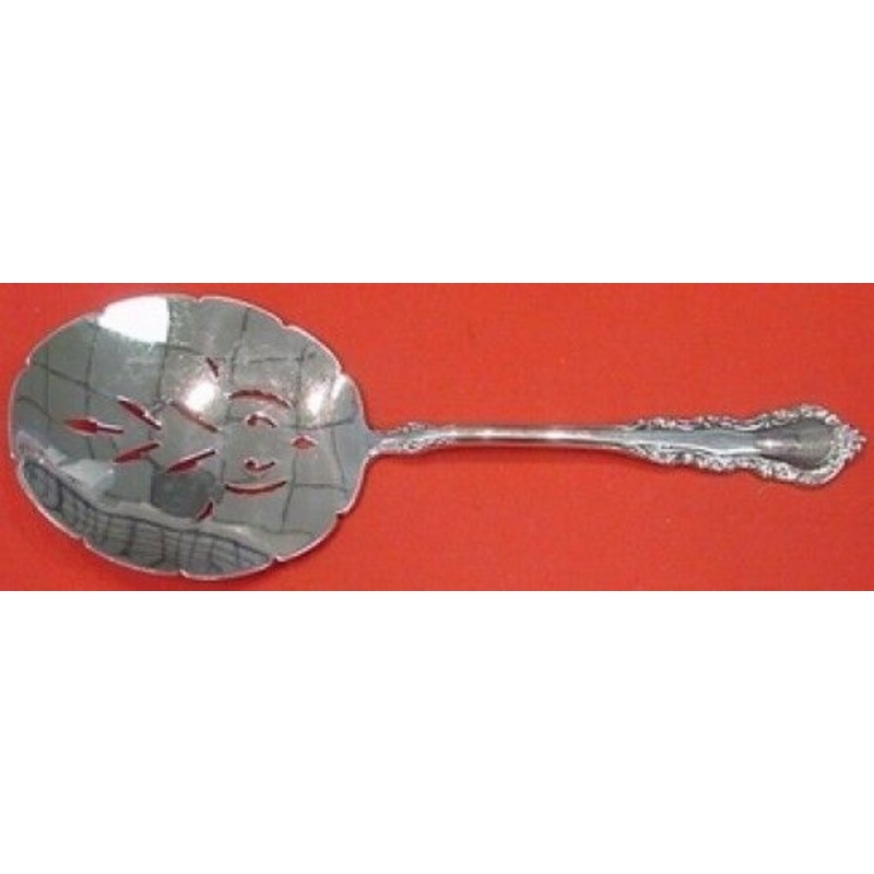 Georgian Rose by Reed & Barton Sterling Tomato Server Scalloped Pierced 7 1/2"