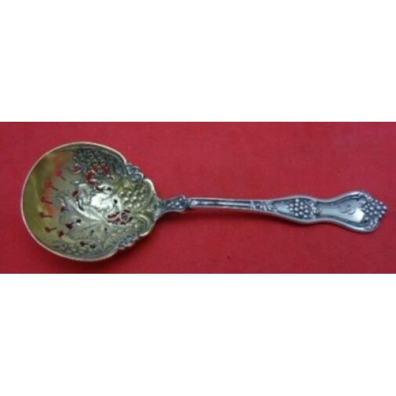 Grape by Dominick & Haff Sterling Sugar Sifter Gold Washed 6 1/2"