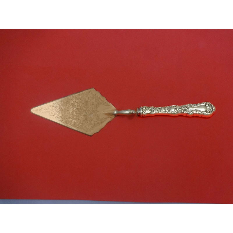 Imperial Chrysanthemum by Gorham Sterling Pastry Server Fancy Vermeil Custom