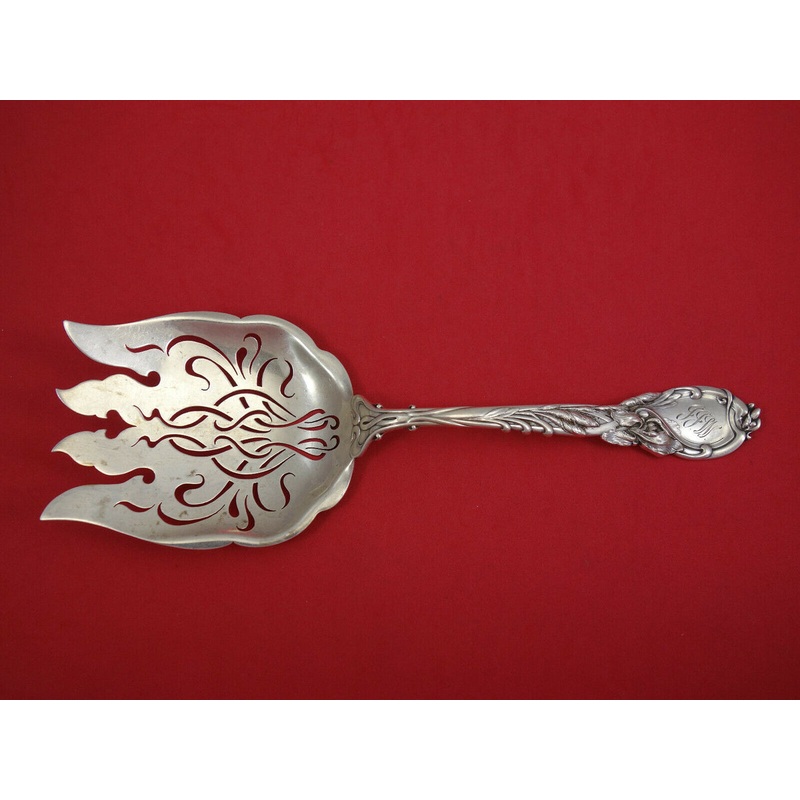 La Parisienne by Reed and Barton Sterling Asparagus Serving Fork Pcd 9 3/4"