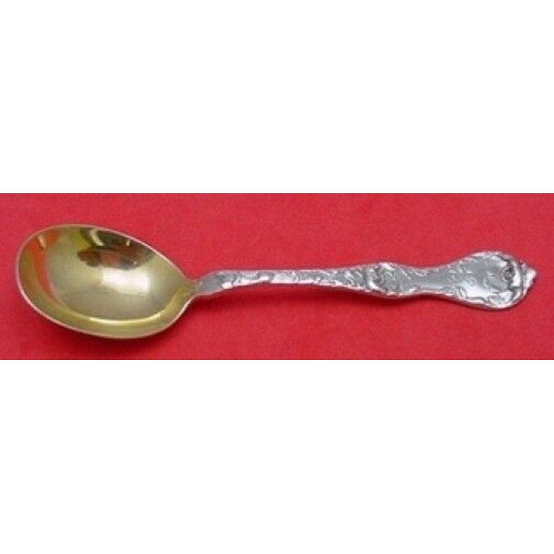 Les Cinq Fleurs by Reed & Barton Sterling Chocolate Spoon GW 4 1/4"