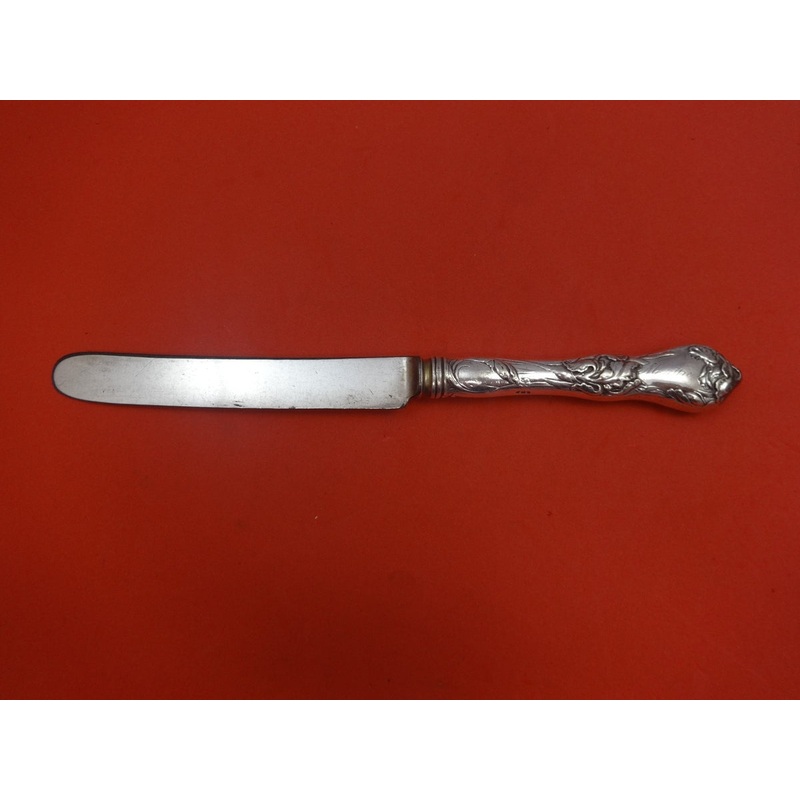 Les Cinq Fleurs by Reed & Barton Sterling Regular Knife Blunt SP Narrow 9"