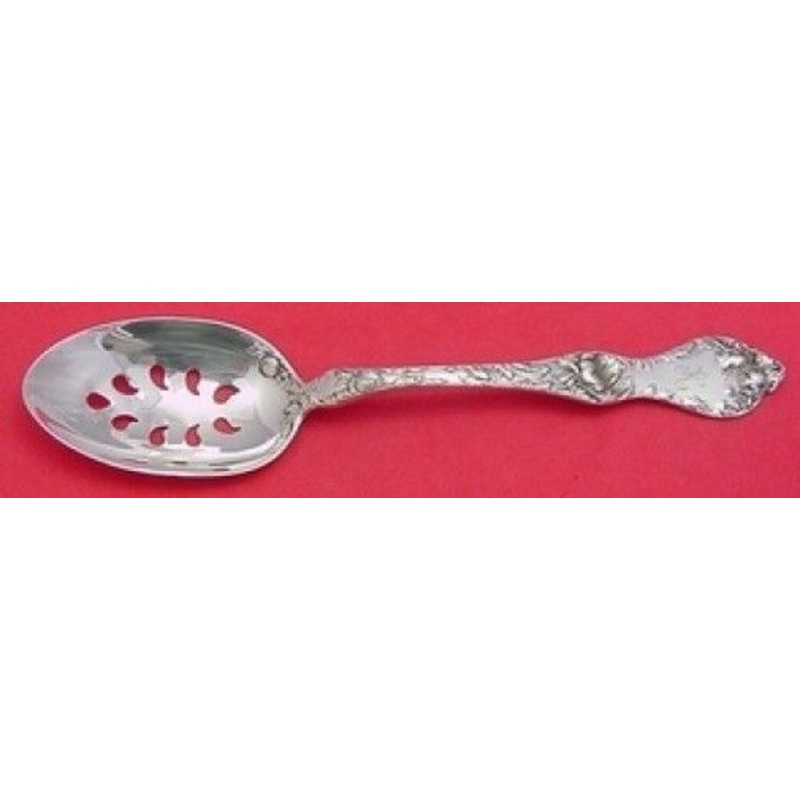 Les Cinq Fleurs by Reed & Barton Sterling Serving Spoon Pierced 9-Hole Custom