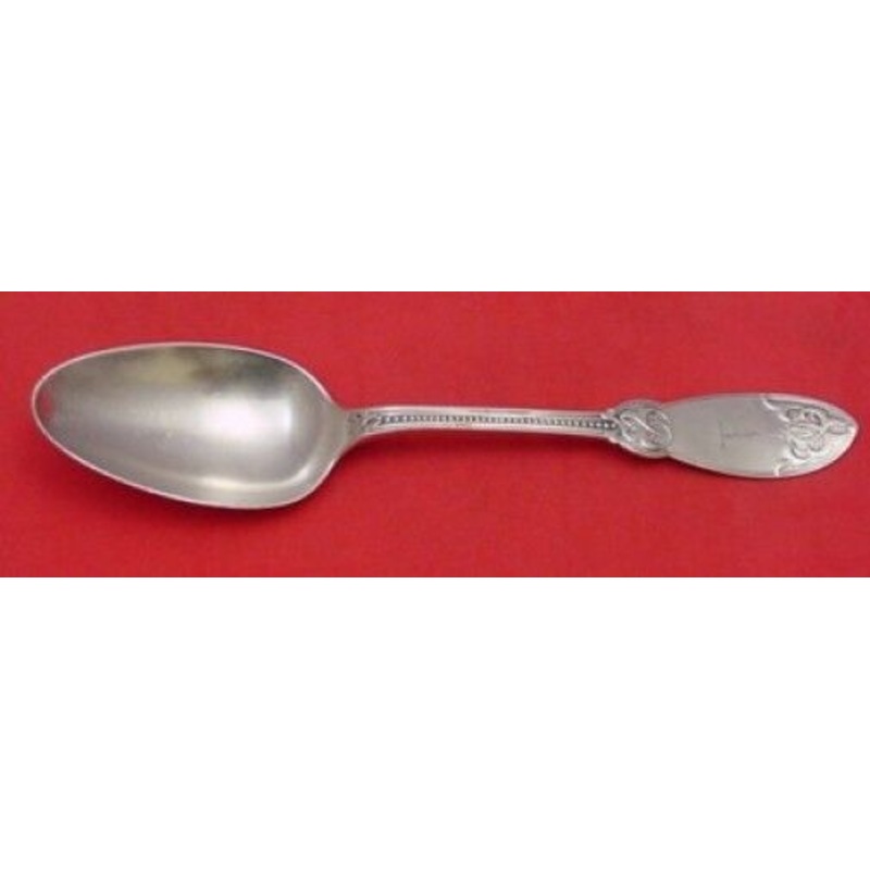 Oriental by Polhamus Shiebler Sterling Serving Spoon 8 1/4"