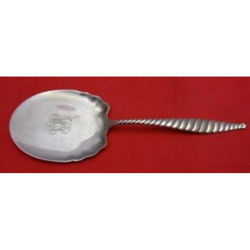 Oval Twist by Whiting Sterling Tomato Server 8"