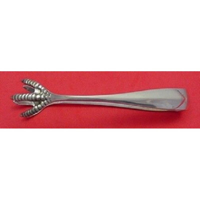 Pointed Antique Reed Barton Dominick Haff Sterling Sugar Tong 4 1/4"