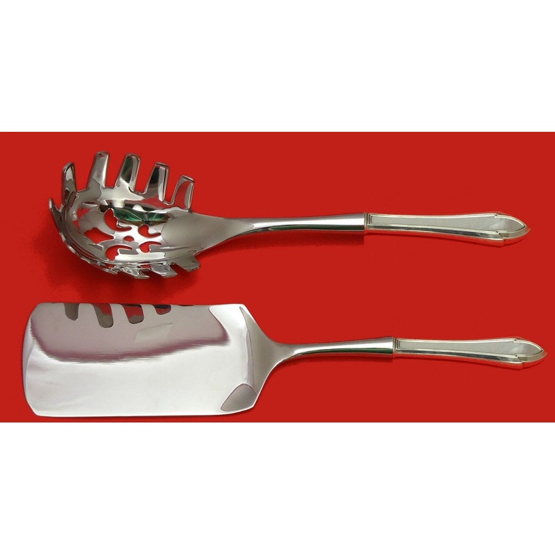 Queen Elizabeth by Dominick & Haff Sterling Italian Pasta Set 2pc HHWS  Custom