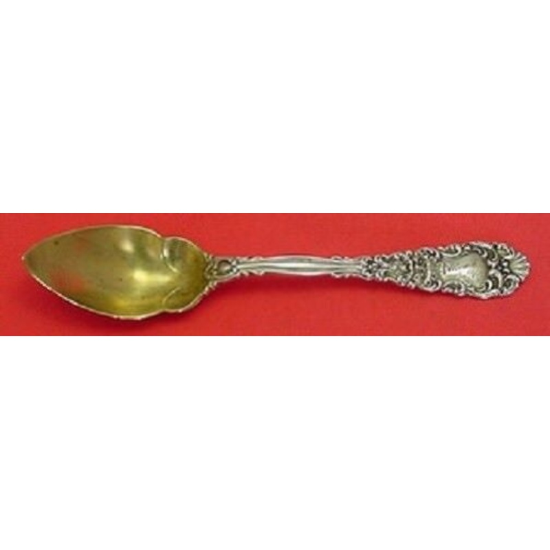 Renaissance By Dominick and Haff Sterling Grapefruit Spoon Goldwashed 5 5/8"