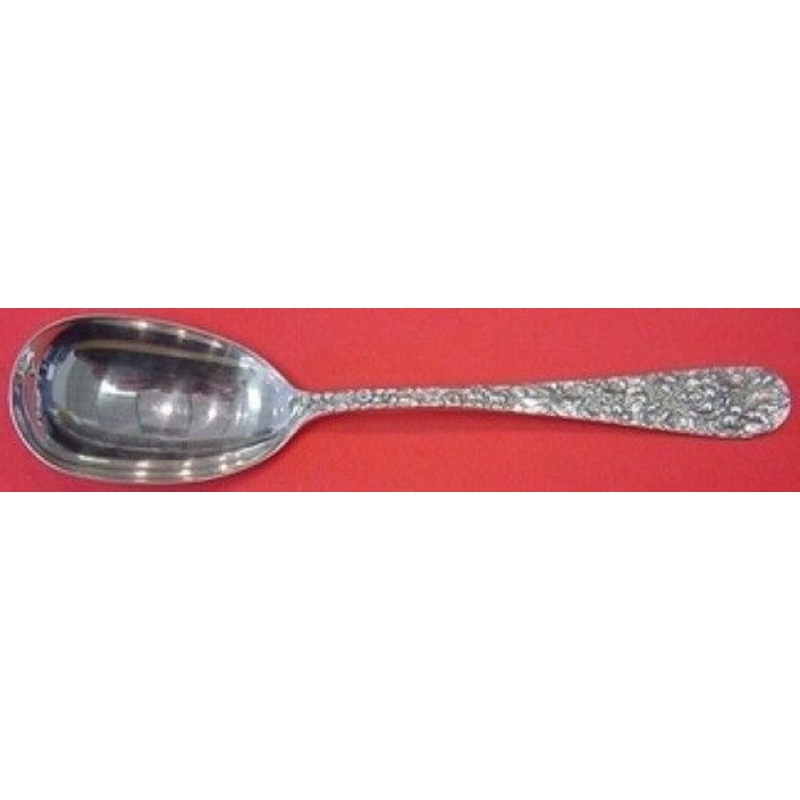 Rose by Stieff Sterling Sugar Spoon Ovoid 6 1/4" Serving