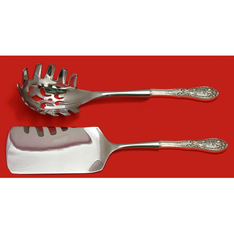 Southern Grandeur by Easterling Sterling Italian Pasta Svr Set 2pc HHWS  Custom