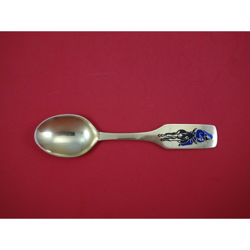 Christmas Fork and Spoons by Michelsen Sterling Teaspoon w/ Child on Donkey