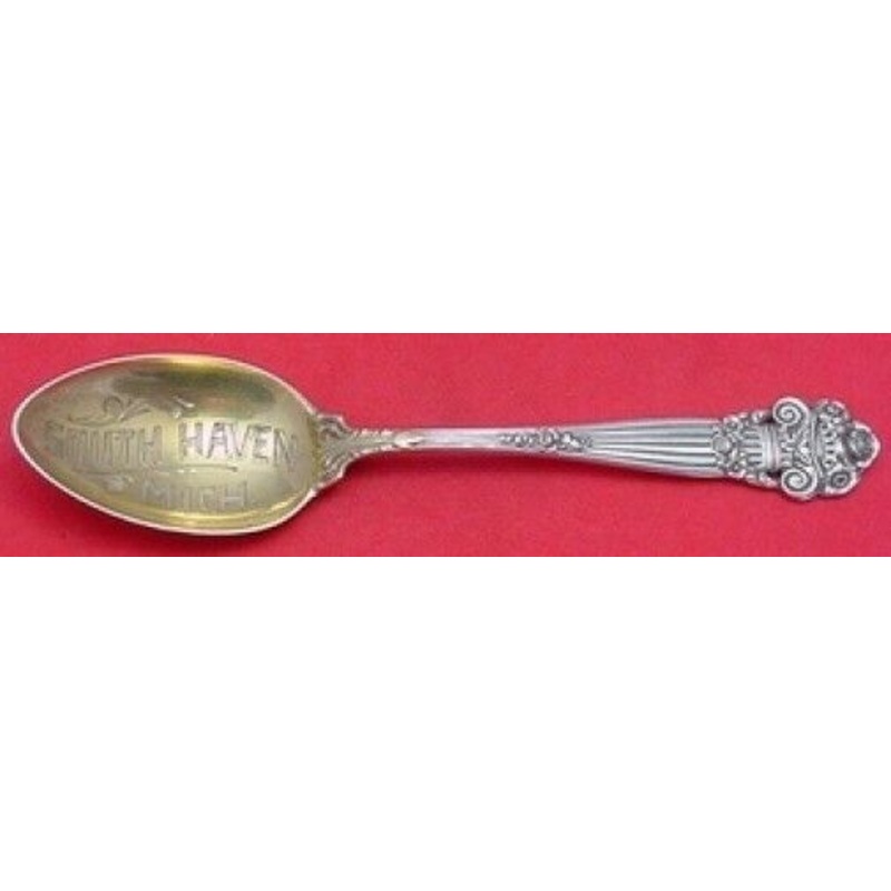 Georgian by Towle Sterling Teaspoon Souvenir Smith Haven, Mich. GW 5 5/8"