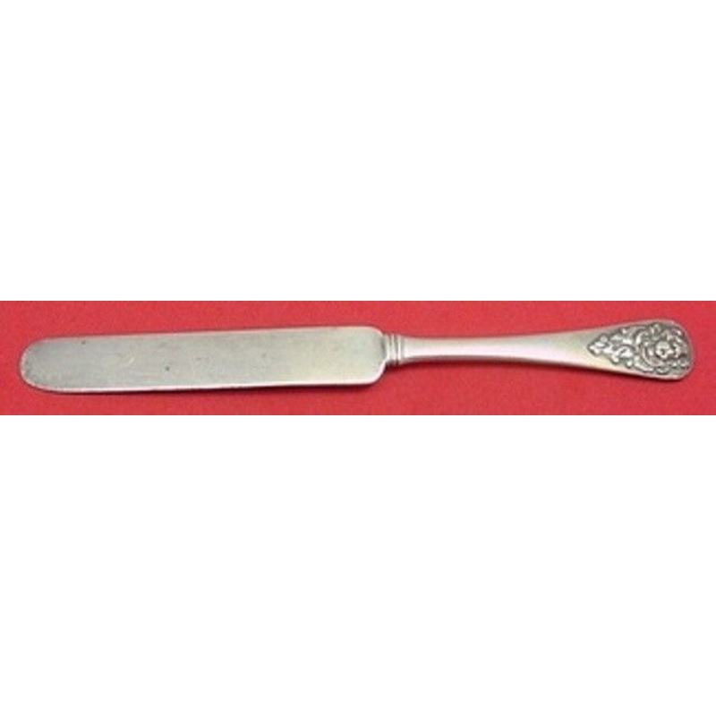 H 1465 by Gorham Sterling Junior Knife All Sterling Flat w/Applied Cherub 7 3/8"