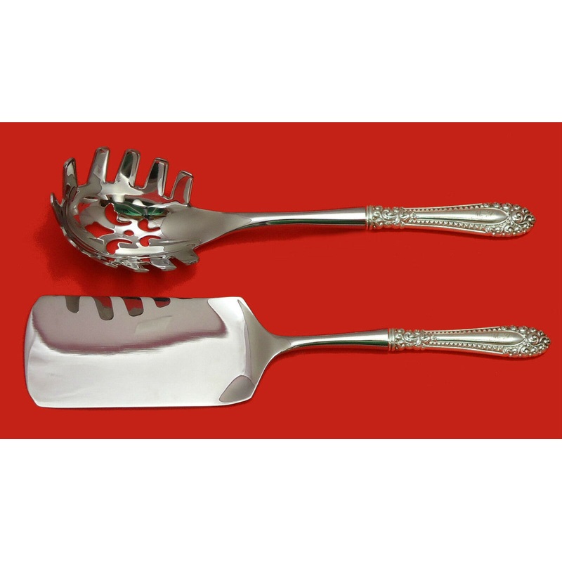 Kenilworth by International Sterling Italian Pasta Server Set 2pc HHWS  Custom