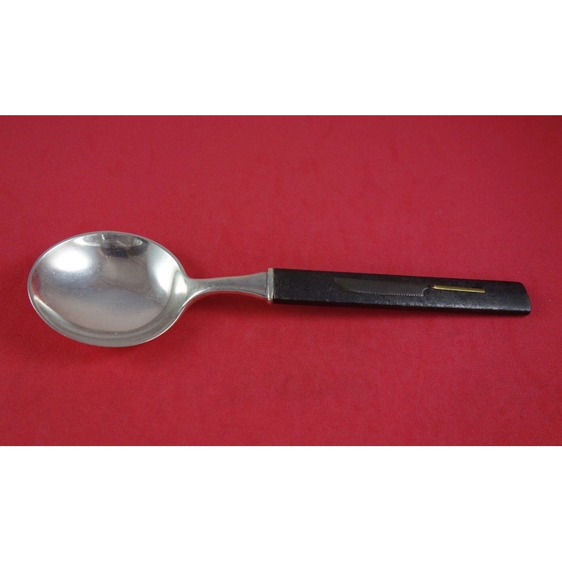 Kozuka by Tiffany and Co Sterling and Bronze Gumbo Soup Spoon with Knife 7 1/4"