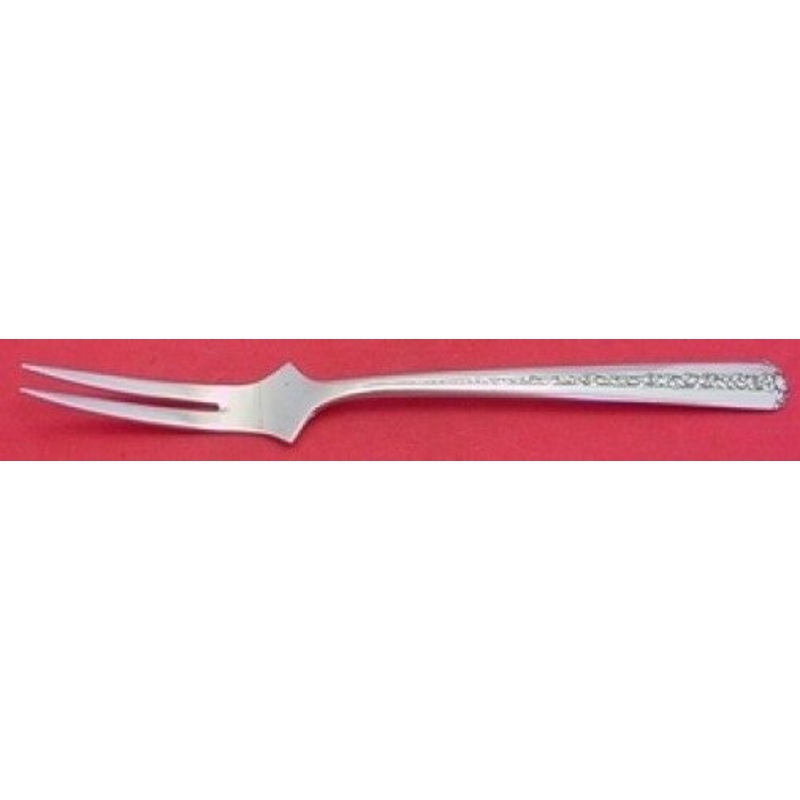 Rambler Rose by Towle Sterling Spinach Fork Custom Made 6 5/8"