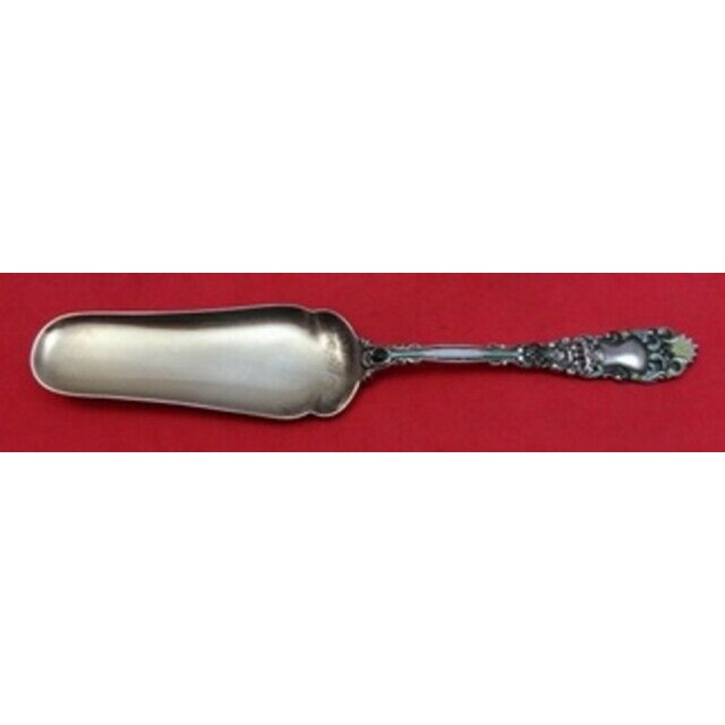 Renaissance by Dominick and Haff Sterling Jelly Cake Server GW Enameled 9 7/8"