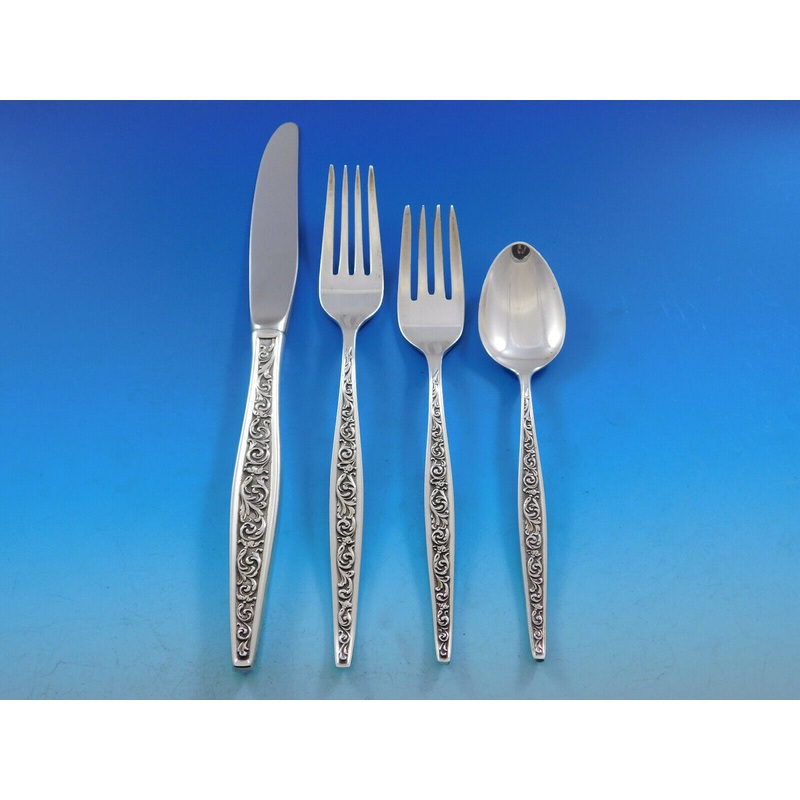 Renaissance Scroll by Reed and Barton Sterling Regular Place Setting(s) 4pc