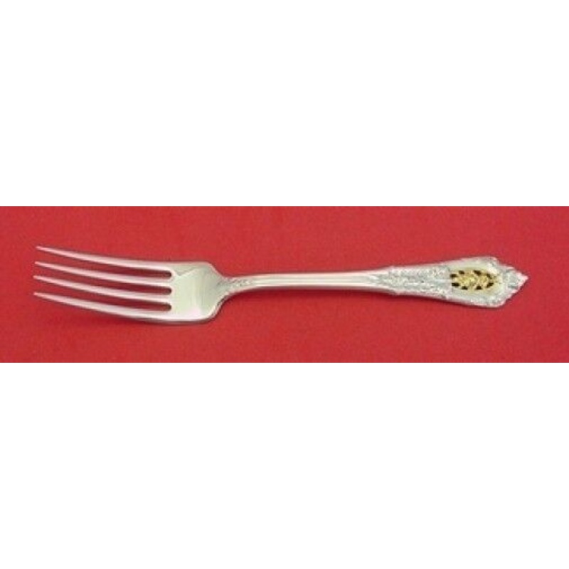 Rose Point Gold by Wallace Sterling Regular Fork 7" Gold Accent