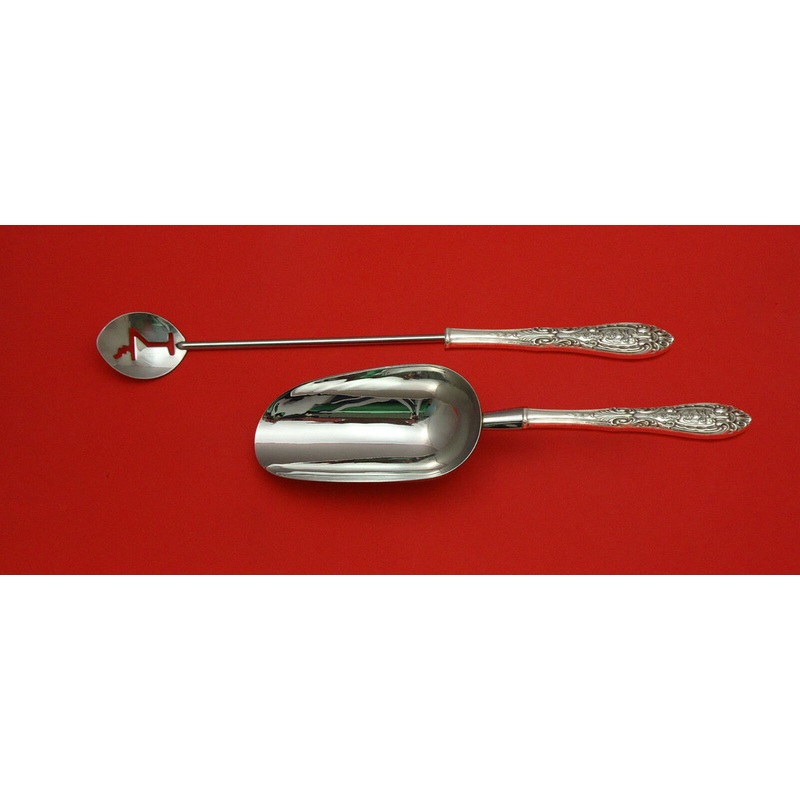 Southern Grandeur by Easterling Sterling Bar Set 2pc HHWS  Custom Made