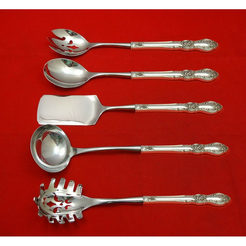 Southern Treasure by International Sterling Hostess Set 5pc HHWS  Custom Made