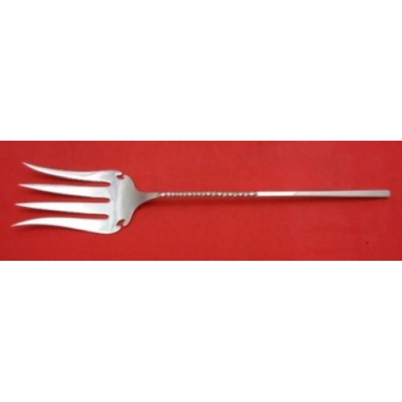 Square Twist by Whiting Sterling Buffet Fork 10"