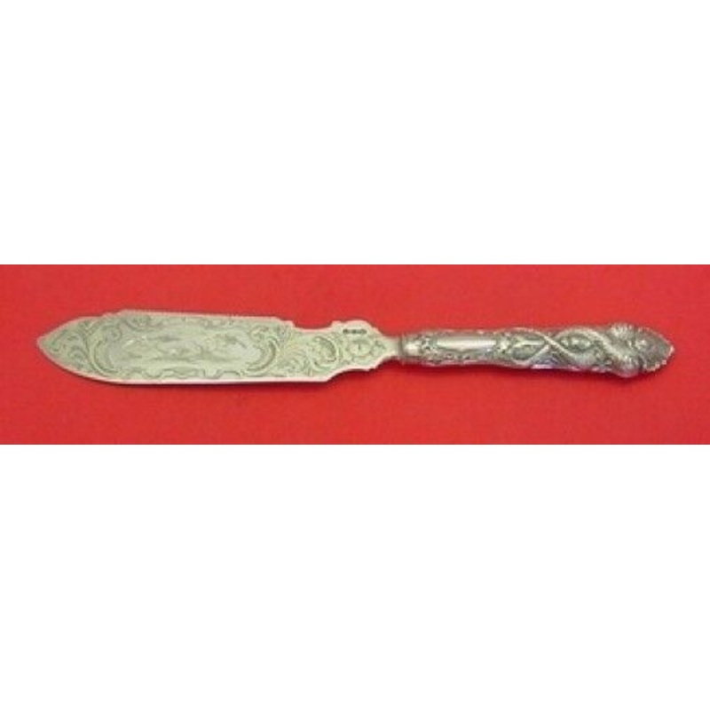 Dolphin by Albert Coles Sterling Ice Cream Slice AS Serrated w/Dolphins #1