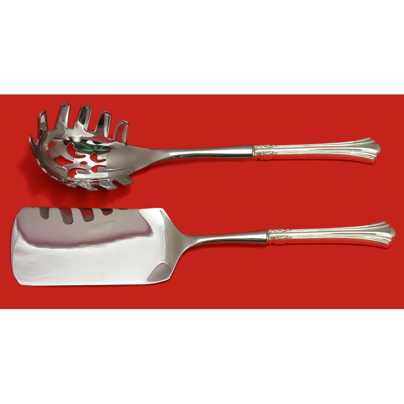 Eighteenth Century by Reed and Barton Sterling Italian Pasta Set 2pc HHWS Custom