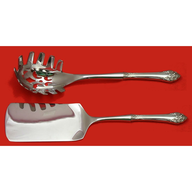 Fragrance by Reed & Barton Sterling Italian Pasta Server Set 2P HHWS Custom
