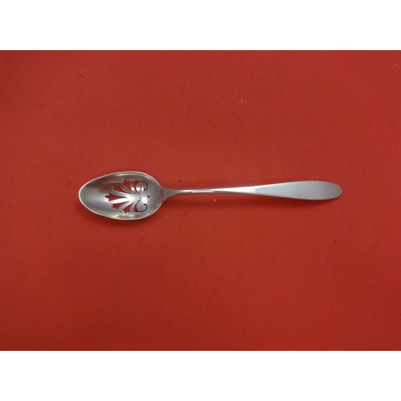 French Antique by Dominick & Haff Sterling Olive Spoon Pierced Original 5 7/8"