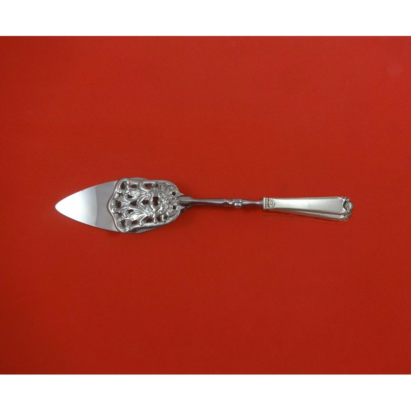 George II Rex Hand Chased by Watson Sterling Pastry Tongs HHWS  Custom 9 7/8"