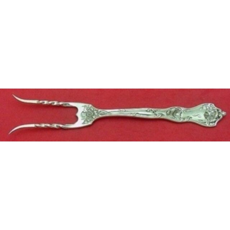Intaglio by Reed & Barton Sterling Baked Potato Fork Wild Rose Custom 7 1/4"