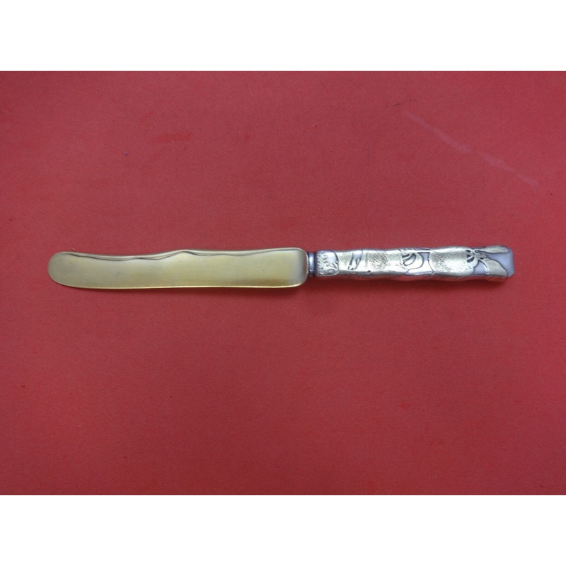 Lap Over Edge Acid Etched by Tiffany & Co. Sterling Breakfast Knife w/Oranges