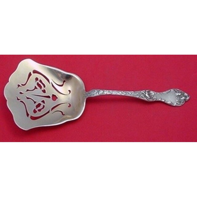 Les Cinq Fleurs by Reed & Barton Sterling Saratoga Chip Server Light GW 9 1/2"