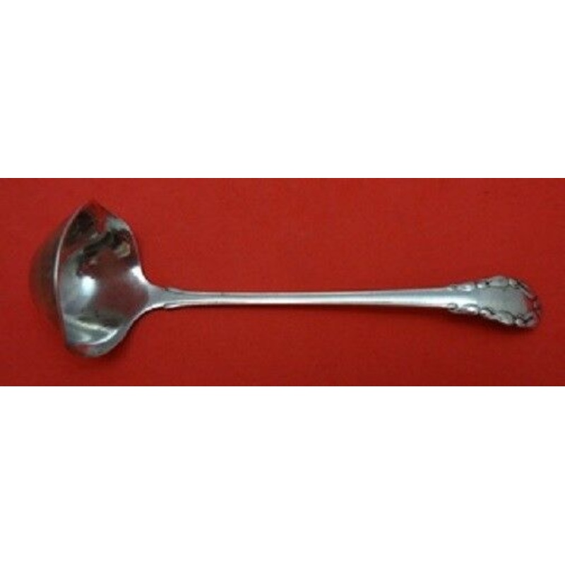 Lily of the Valley By Georg Jensen Sterling Cream / Sauce Ladle w/ Spouts 5 3/8"