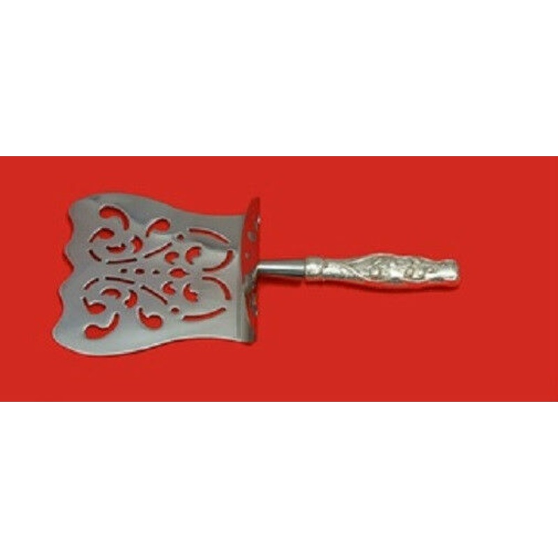 Lily of the Valley by Whiting Sterling Asparagus Server Custom HHWS  9 1/2"