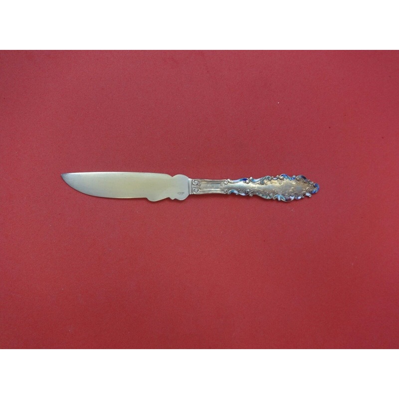 Luxembourg by Gorham Sterling Fruit Knife All Sterling Vermeil Enameled 6 5/8"