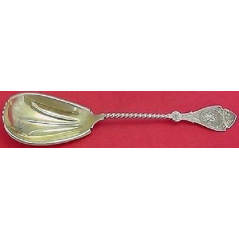 Medallion by Wood & Hughes Sterling Berry Spoon Twist