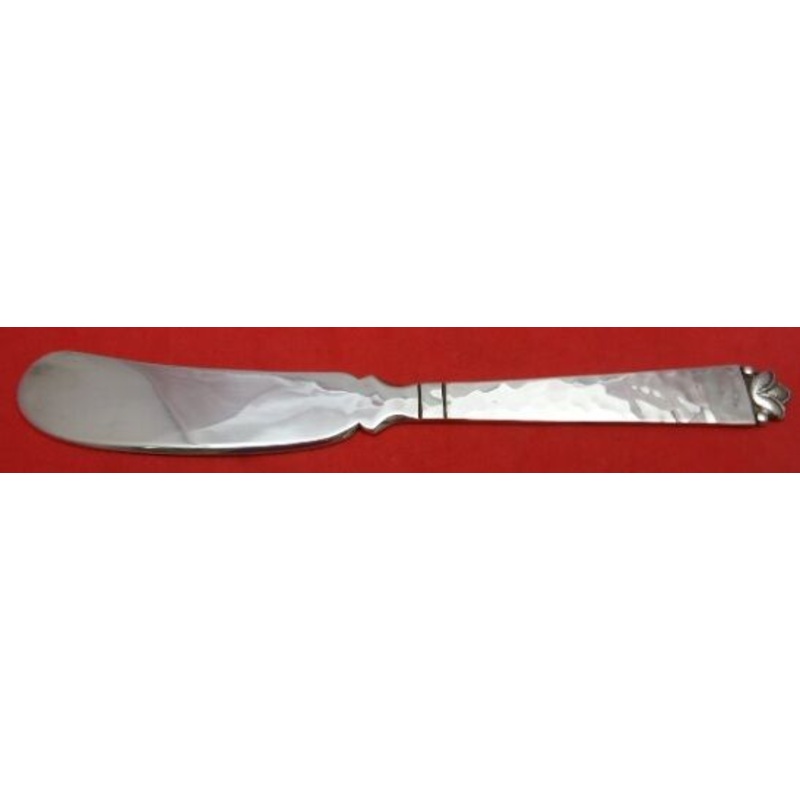 Oak Leaf by Old Newbury Crafters Onc Sterling Butter Spreader Geoffrey Blake Fh