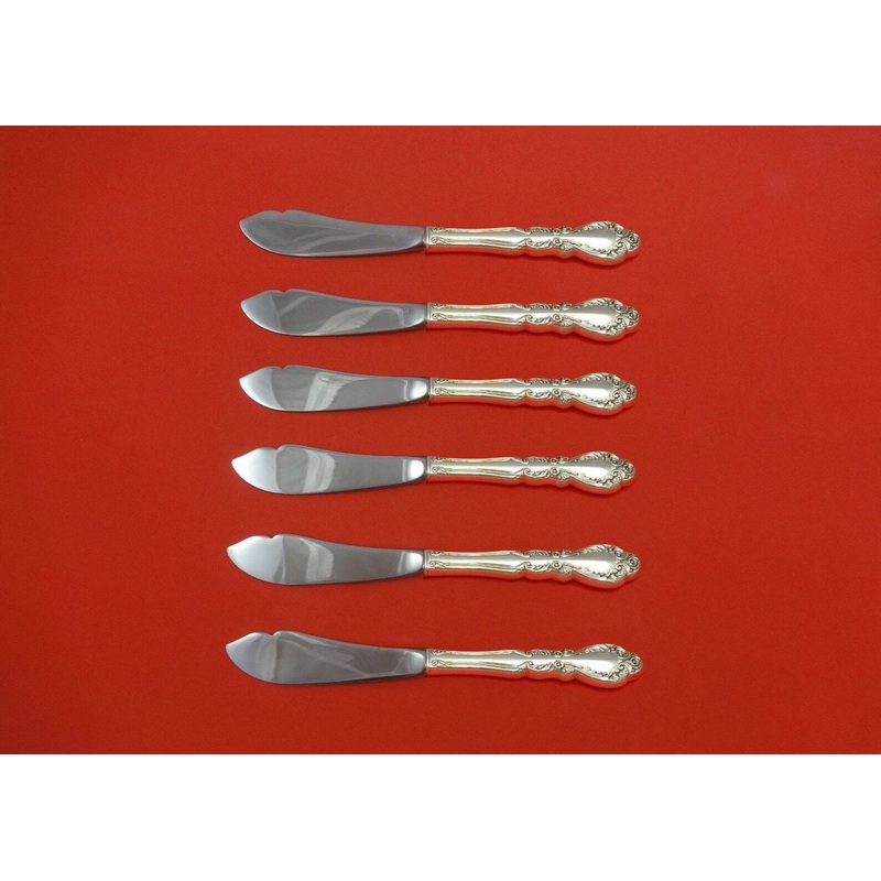 Old Charleston by International Sterling Trout Knife Set 6pc. HHWS Custom Made