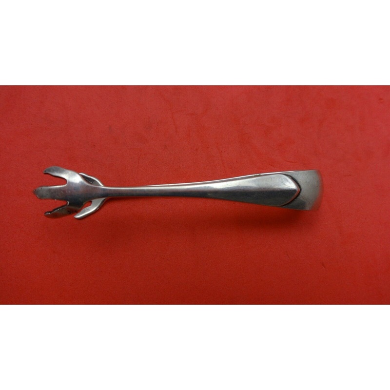 Rattail Antique Reed Barton Dominick Haff Sterling Tete A Tete Tongs 3 1/4"