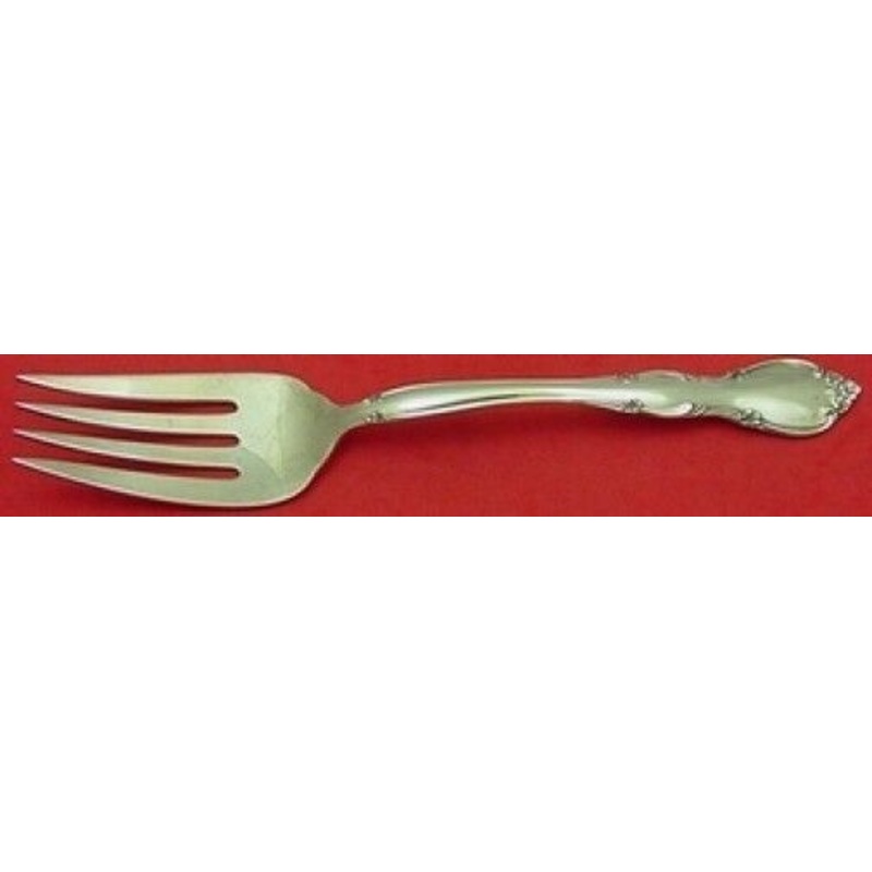 Rose Tiara by Gorham Sterling Cold Meat Fork 8 3/4"