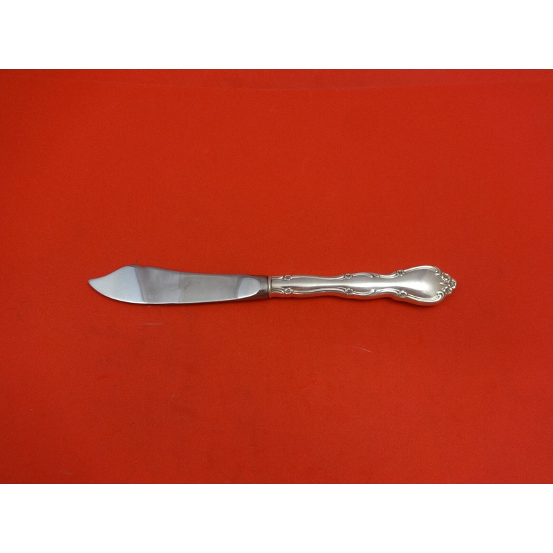 Rose Tiara by Gorham Sterling HH Master Butter w/Notch 6 7/8"