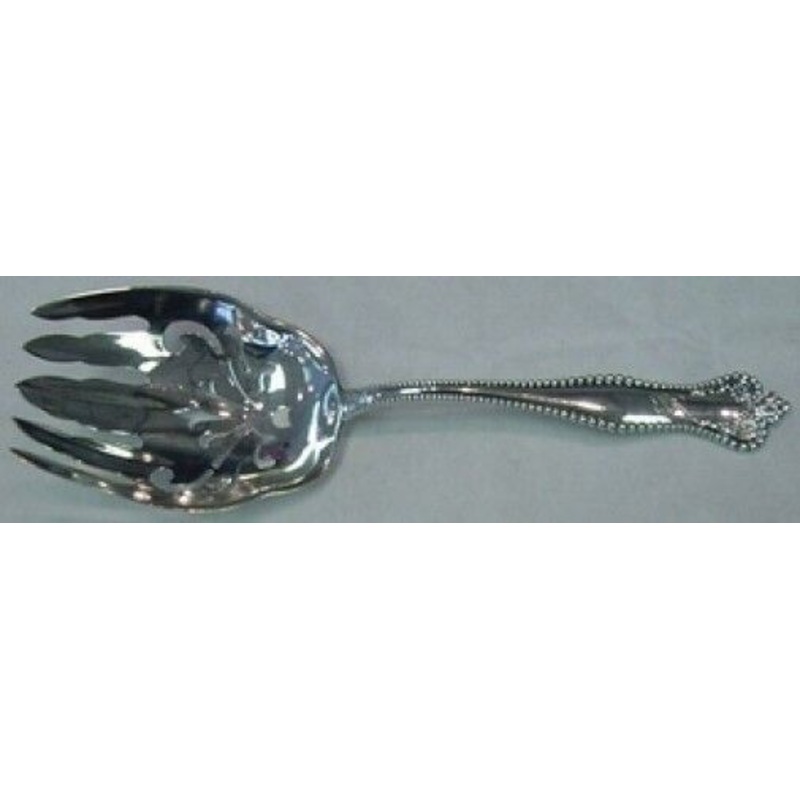 Twentieth Century by Mount Vernon Sterling Vegetable Serving Fork Pierced 9 1/2"