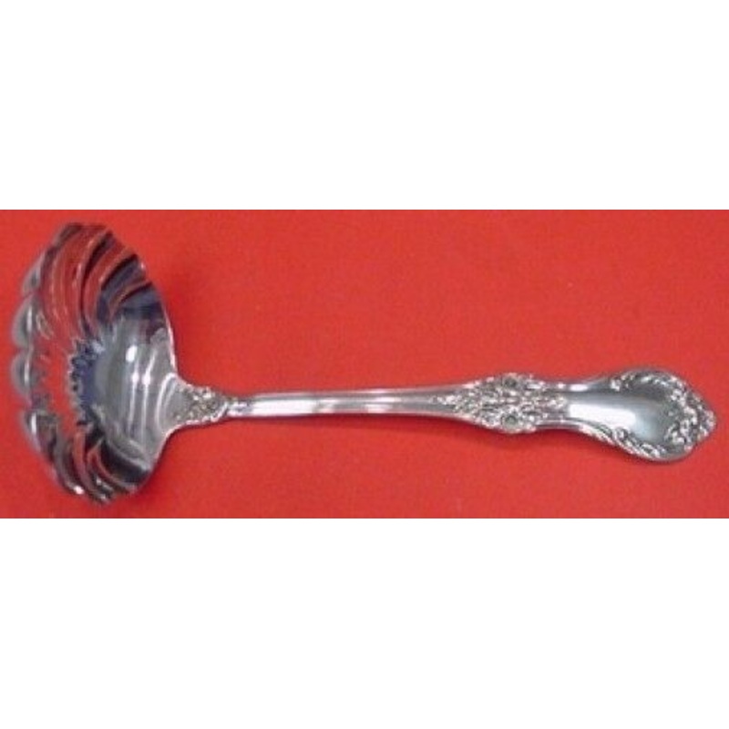 Wild Rose by International Sterling Gravy Ladle Shell Bowl 6 1/2" Serving