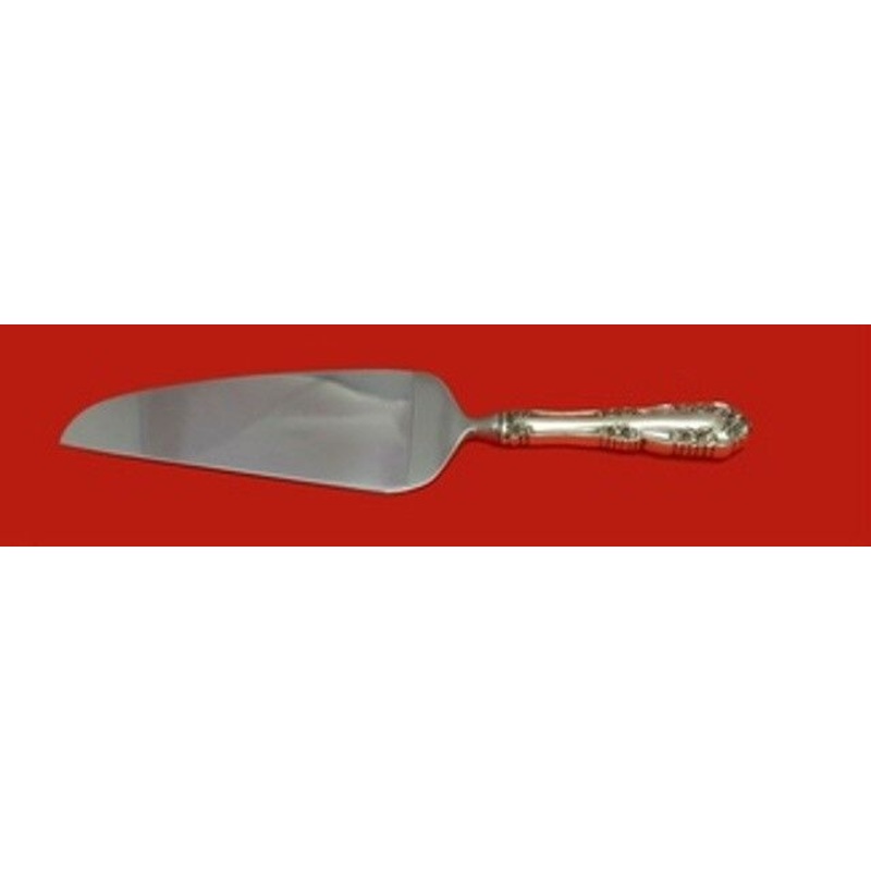 Wild Rose Old by International Sterling Pie Server HH w/Stainless Custom 10 1/2"