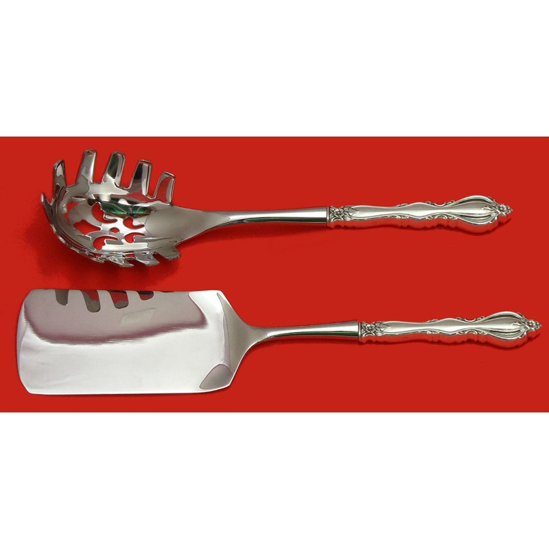 Grande Regency by International Sterling Italian Pasta Svr Set 2pc HHWS  Custom