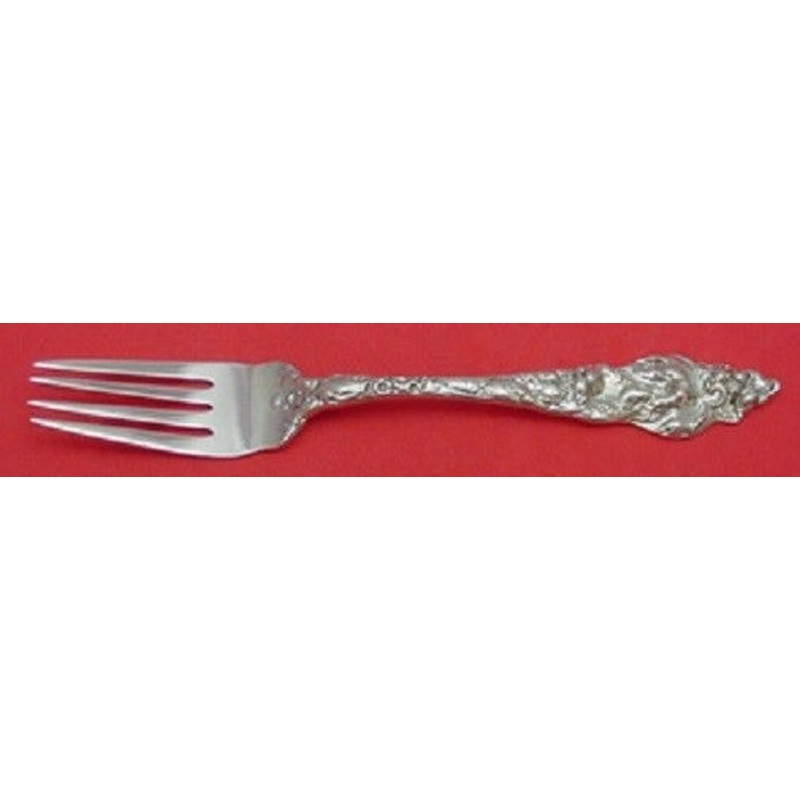 Les Six Fleurs by Reed and Barton Sterling Junior Fork 6"